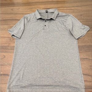 lululemon athletica Gray Evolution Polo Shirt